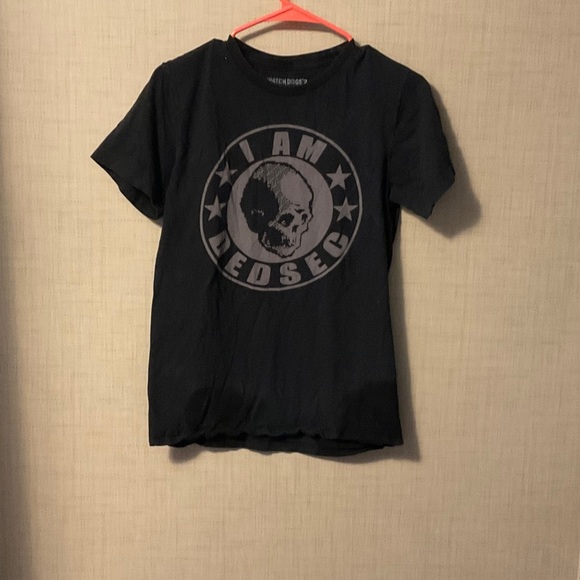 Black Kids T-Shirt with Skull Graphic - Picture 1 of 3